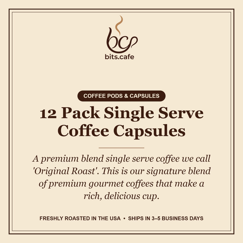 12 Pack Single Serve Coffee Capsules – tasting notes