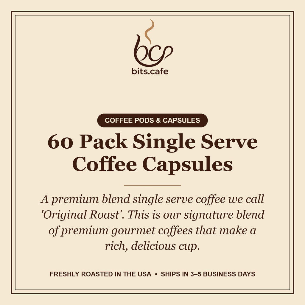 60 Pack Single Serve Coffee Capsules – tasting notes