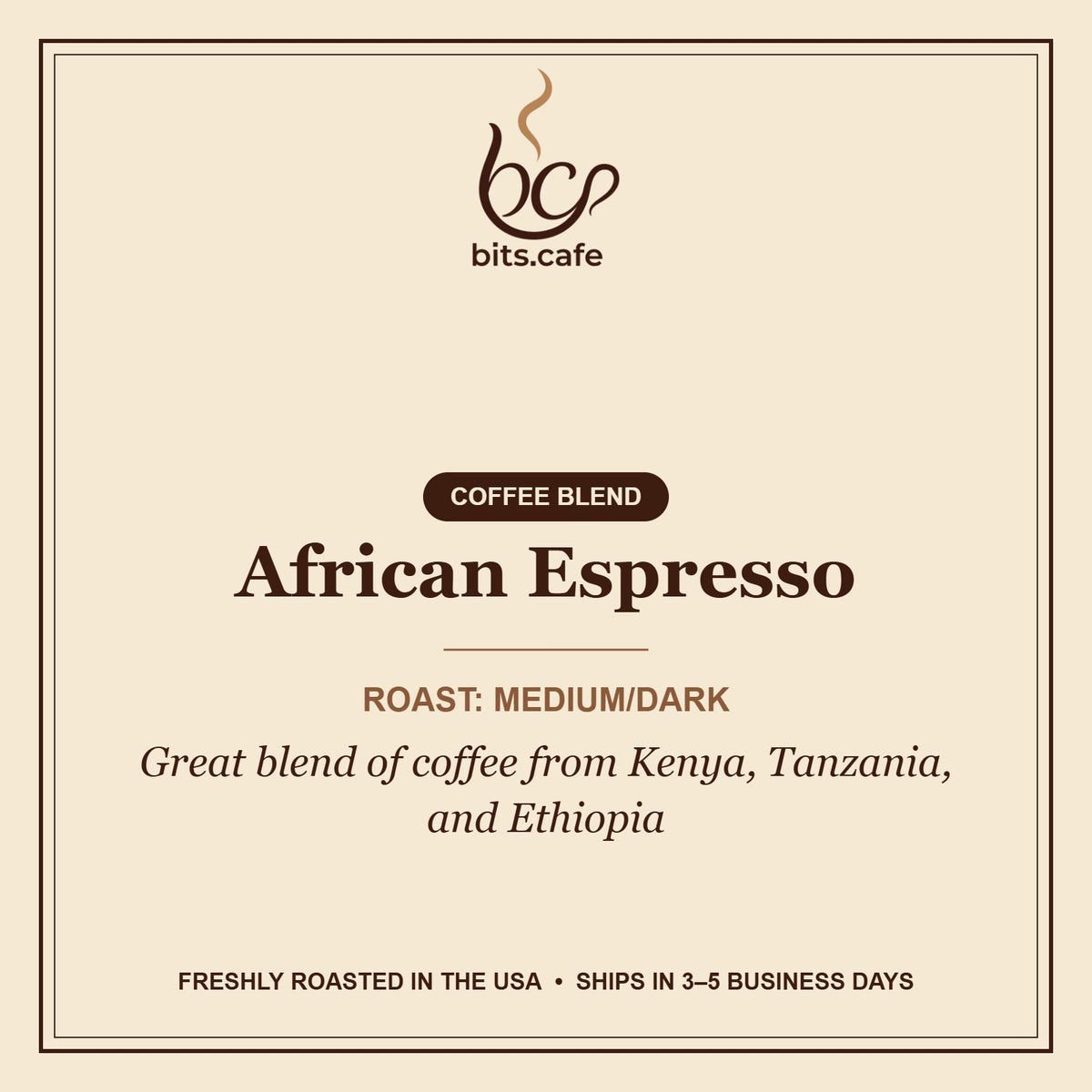African Espresso – tasting notes
