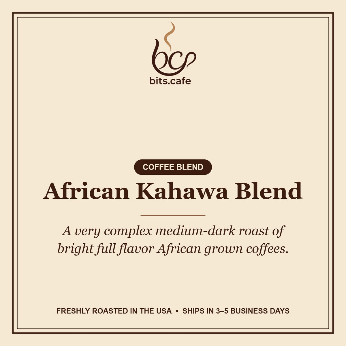 African Kahawa Blend – tasting notes