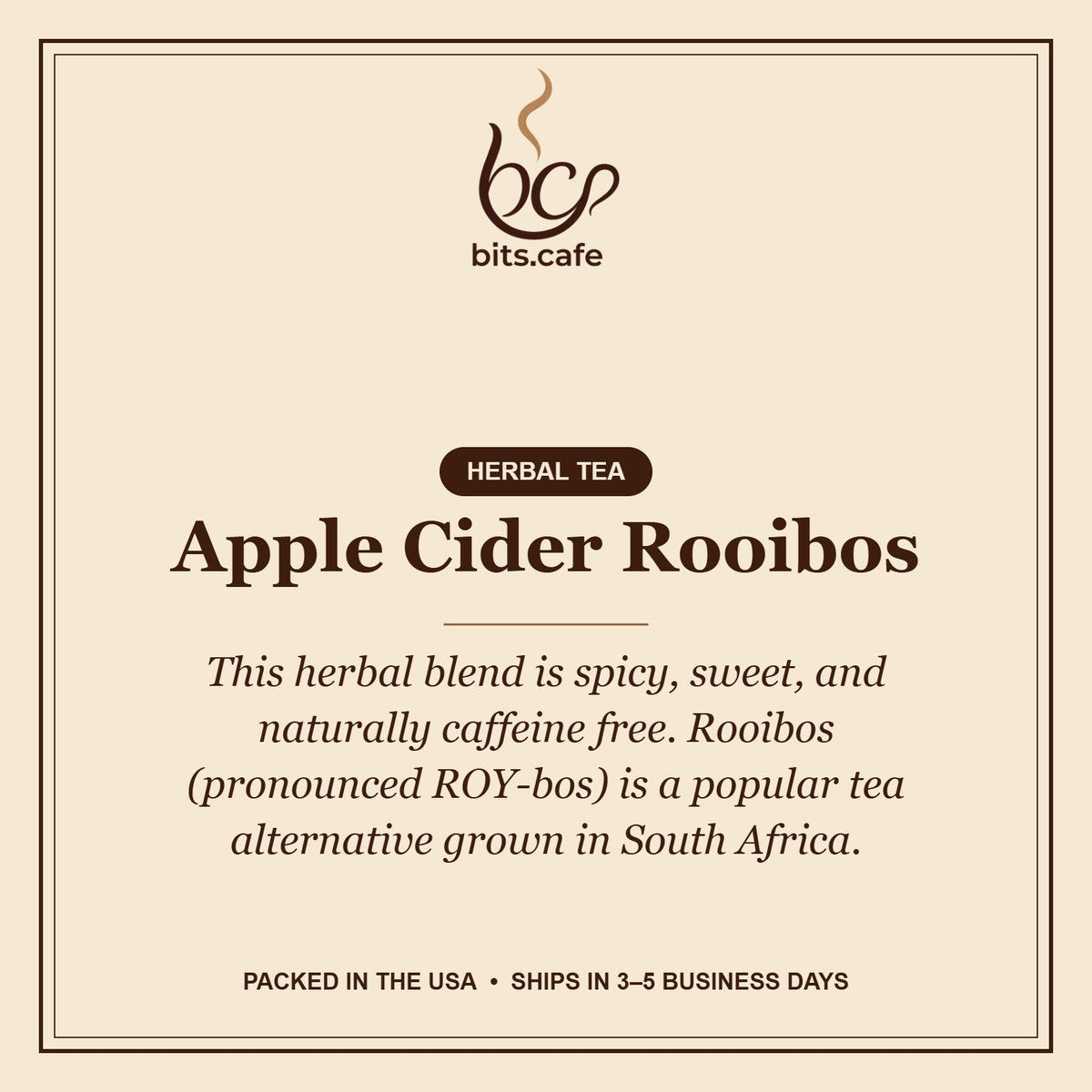 Apple Cider Rooibos – tasting notes
