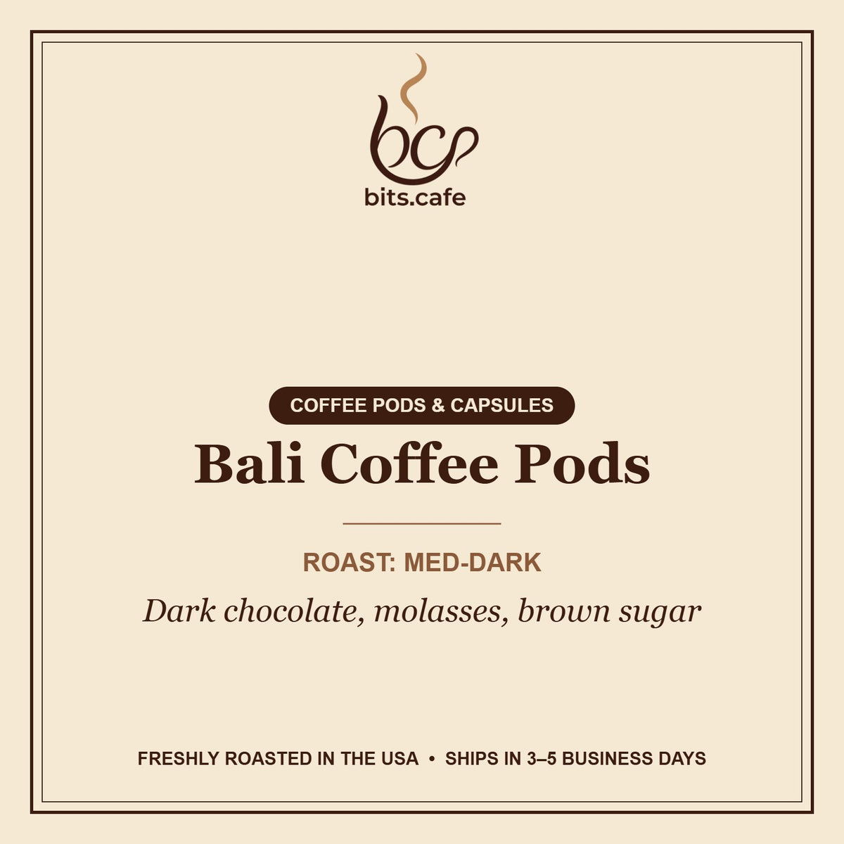 Bali Coffee Pods – tasting notes