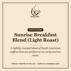 Sunrise Breakfast Blend (Light Roast) – tasting notes
