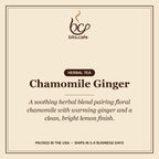 Chamomile Ginger – tasting notes
