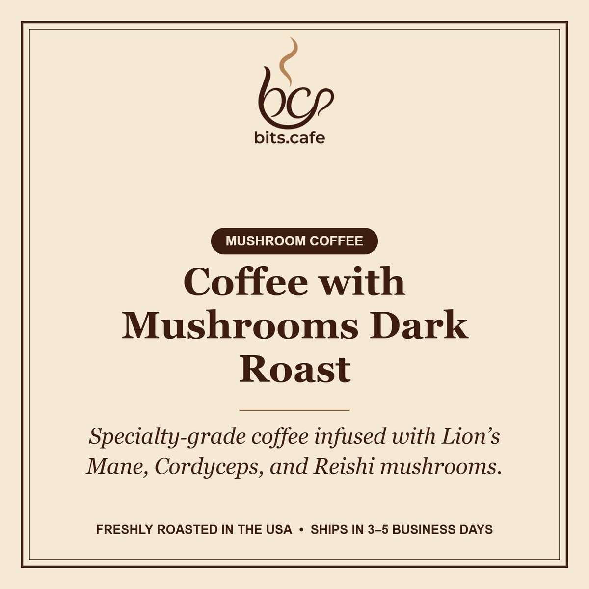 Coffee with Mushrooms Dark Roast – tasting notes