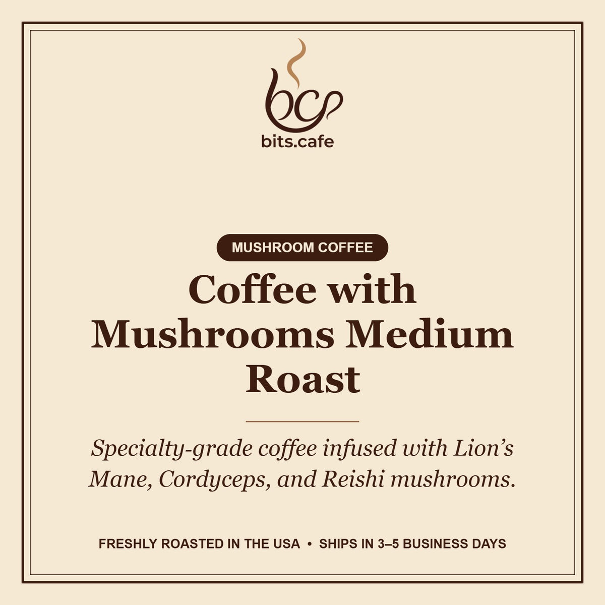 Coffee with Mushrooms Medium Roast – tasting notes