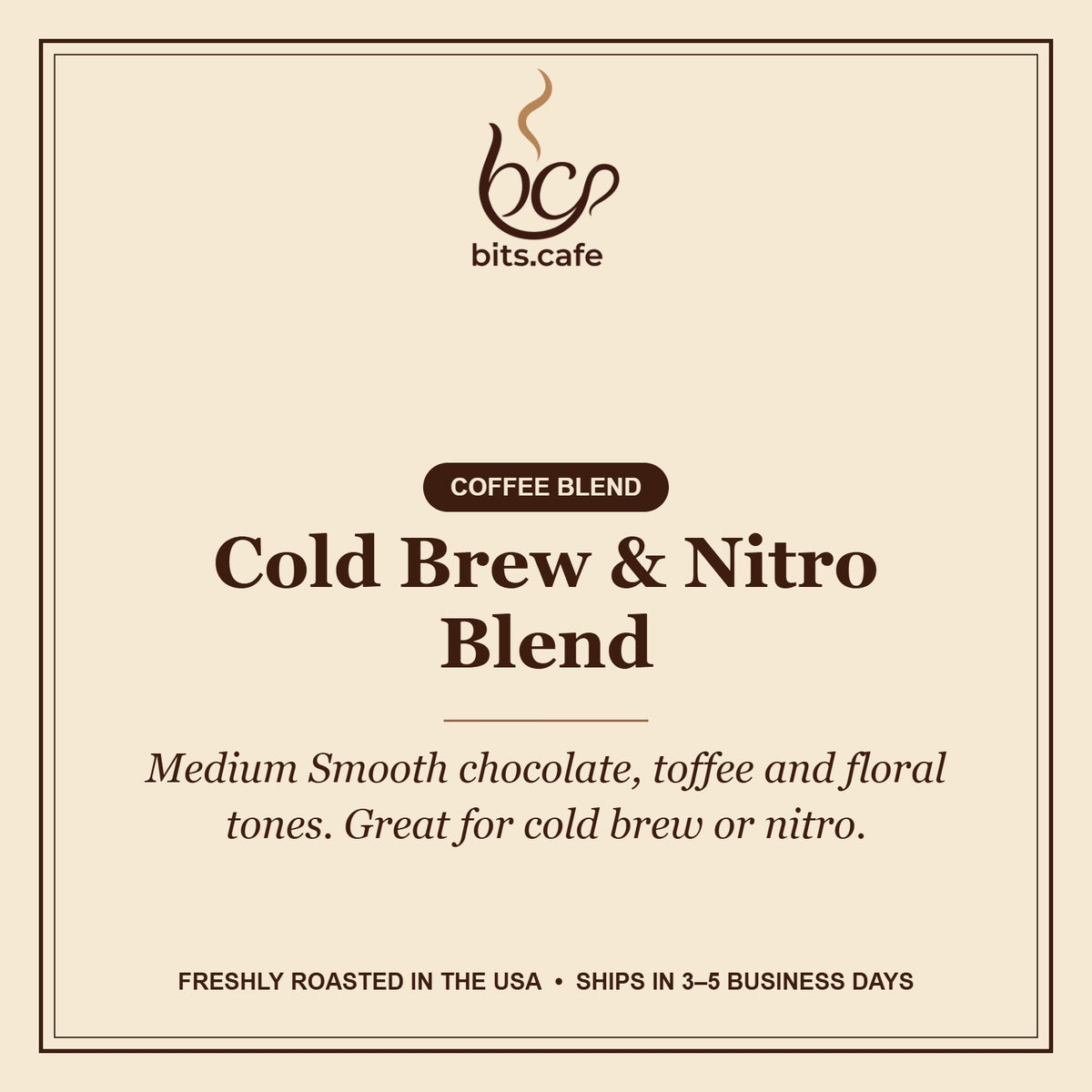 Cold Brew & Nitro Blend – tasting notes