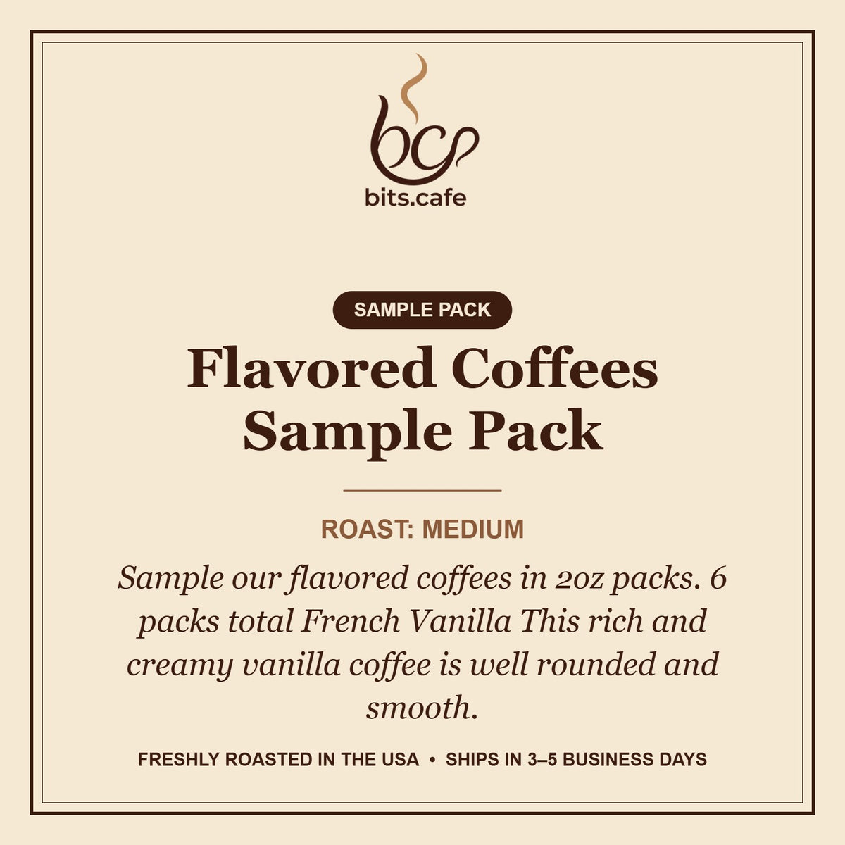 Flavored Coffees Sample Pack – tasting notes