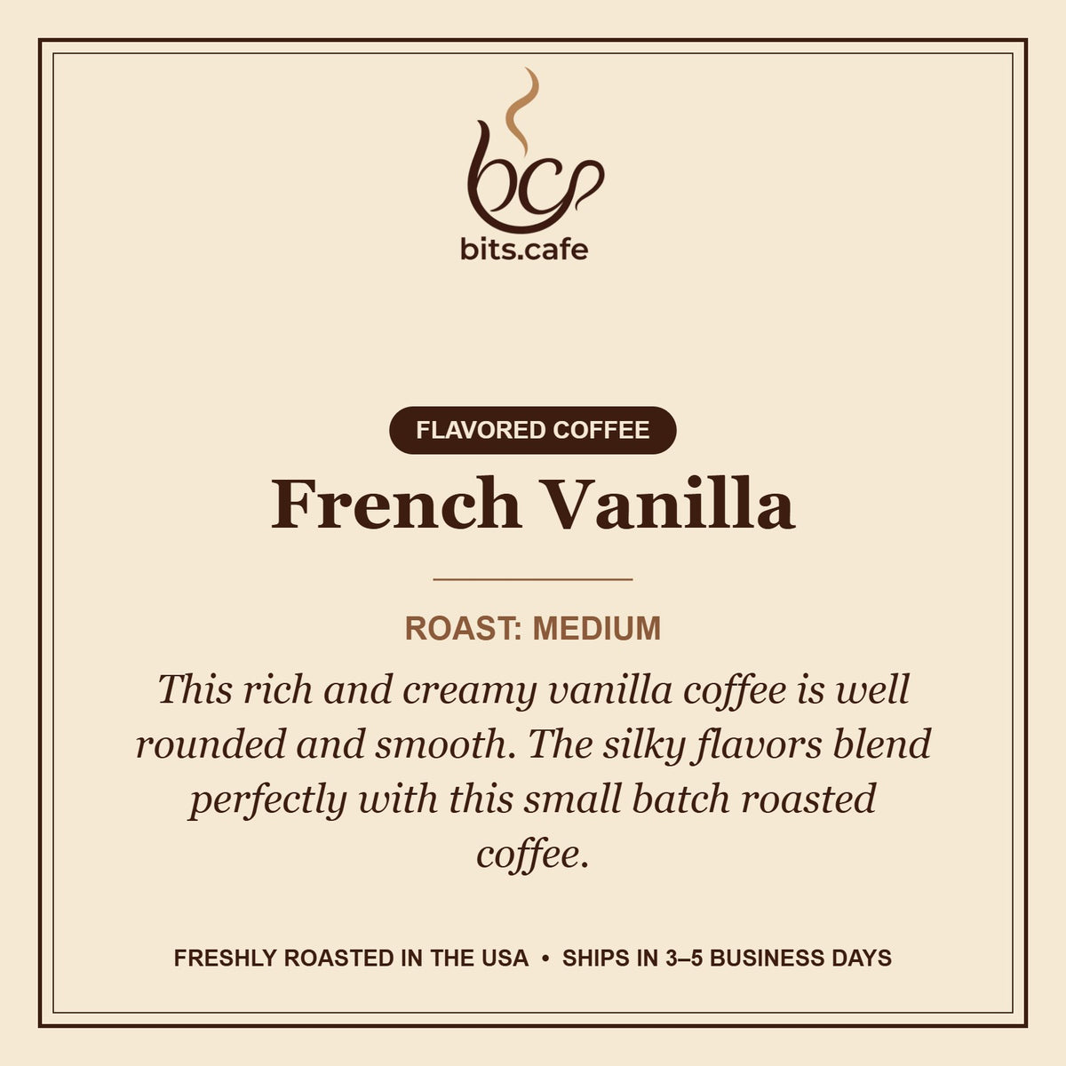 French Vanilla – tasting notes