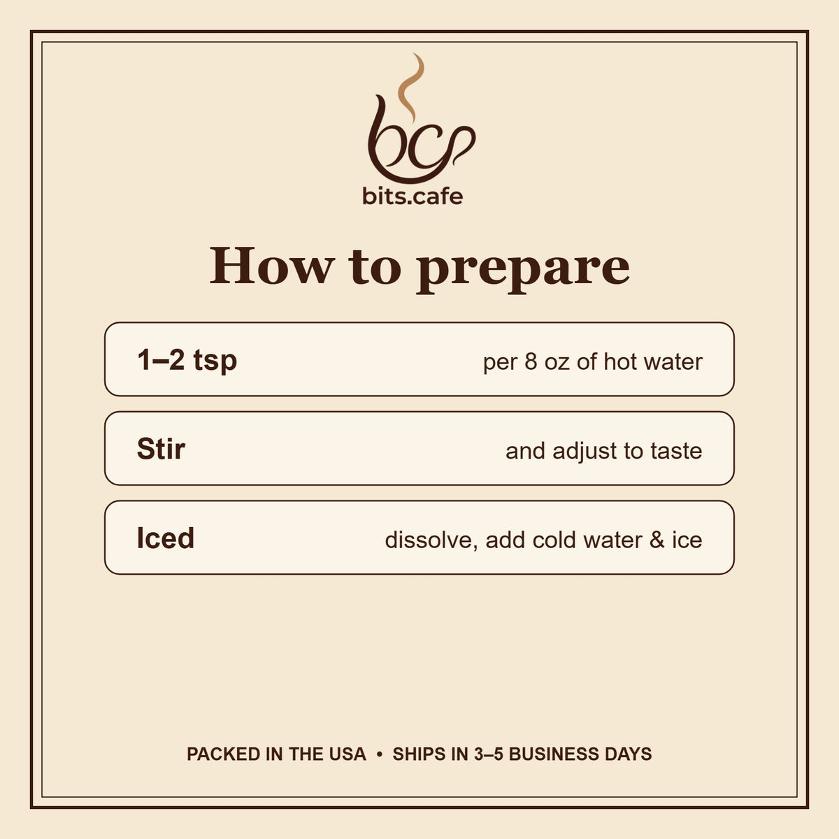 How to prepare – bits.cafe