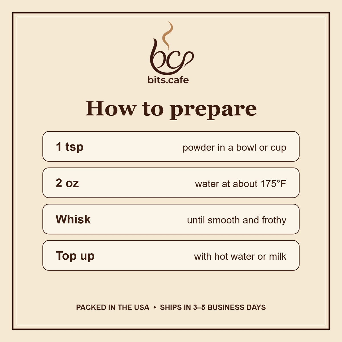 How to prepare powdered tea – bits.cafe