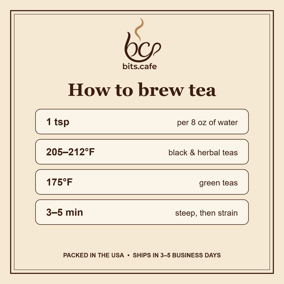 How to brew tea – bits.cafe
