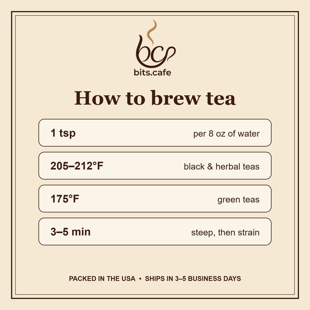 How to brew tea – bits.cafe