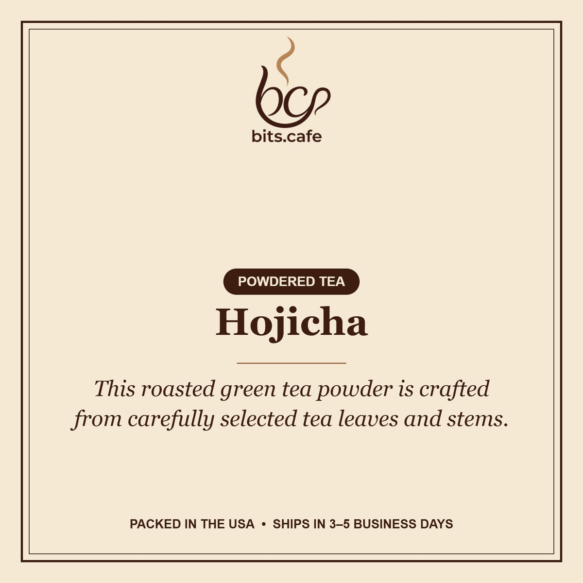 Hojicha – tasting notes
