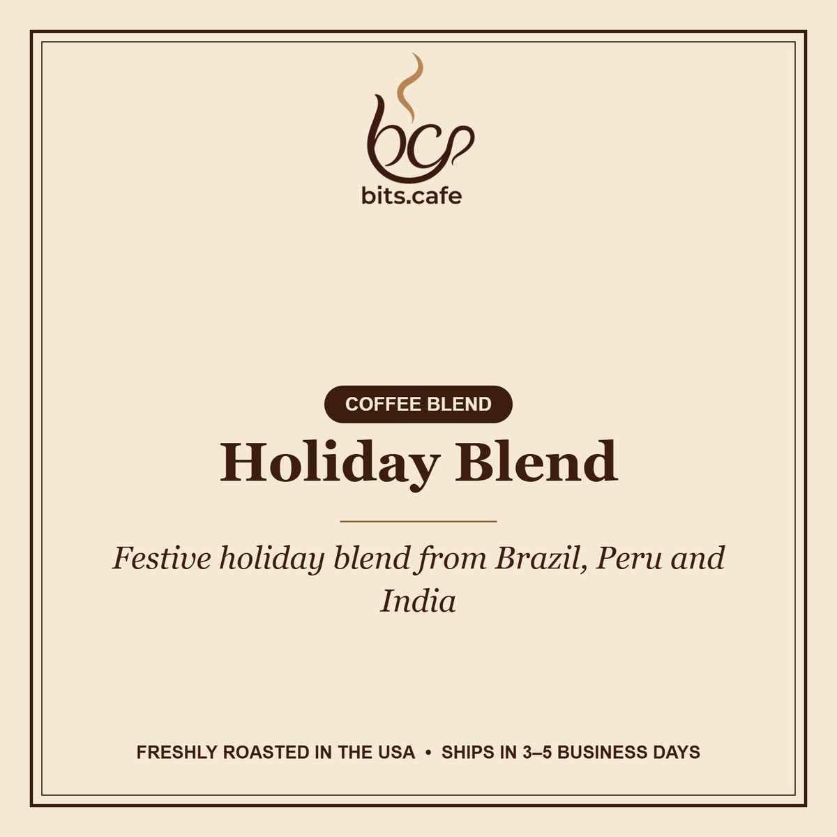 Holiday Blend – tasting notes