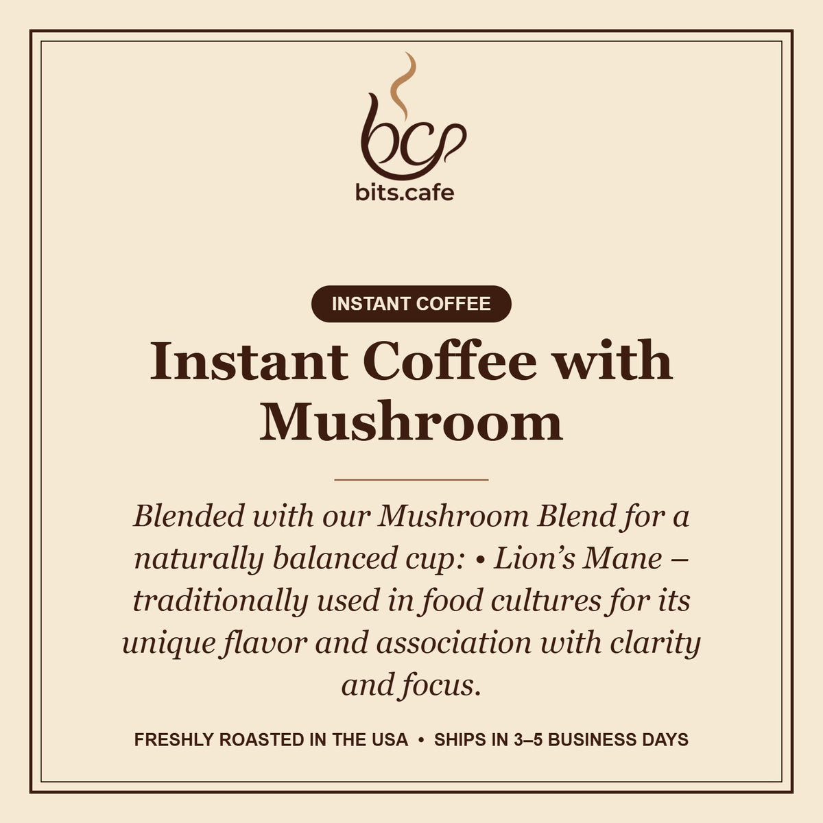 Instant Coffee with Mushroom – tasting notes