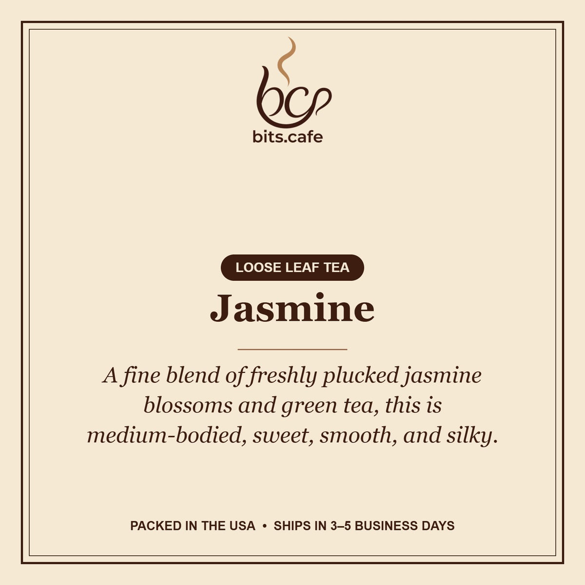 Jasmine – tasting notes