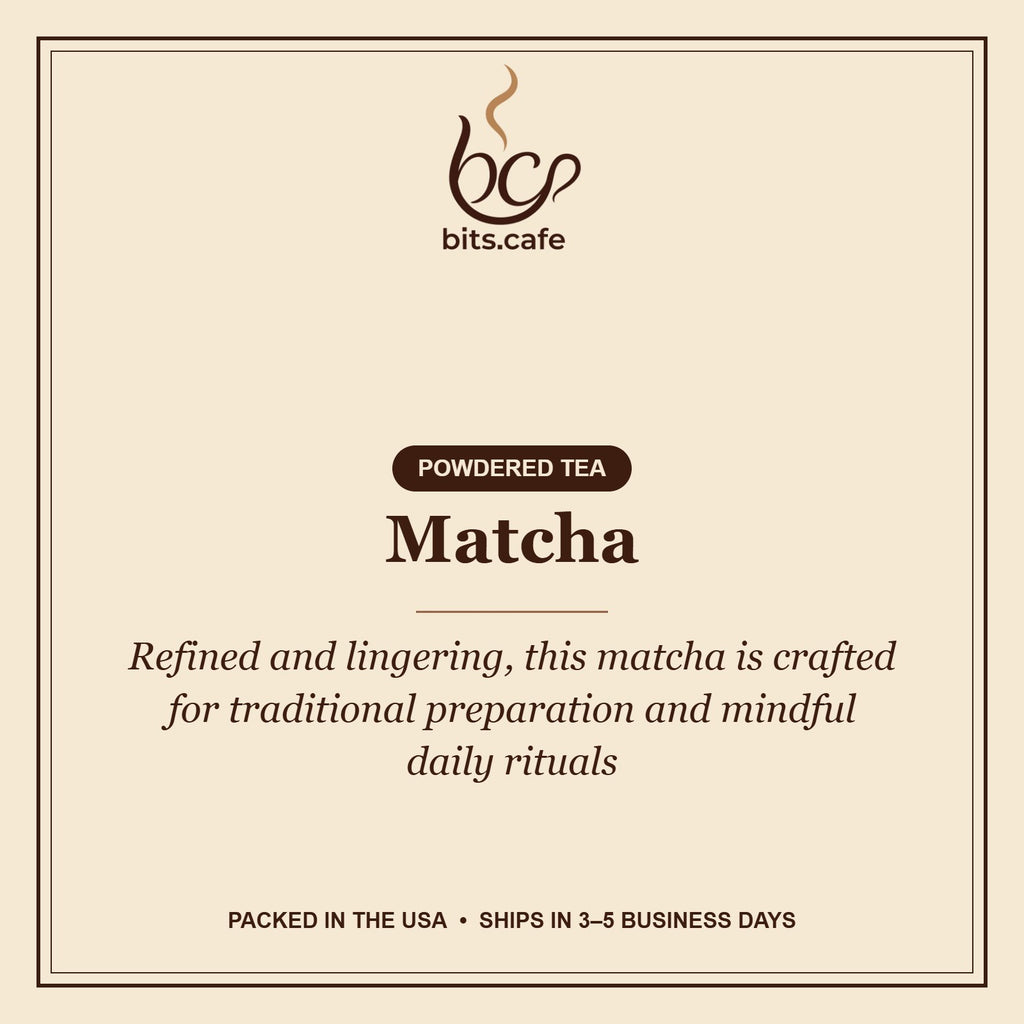 Matcha – tasting notes