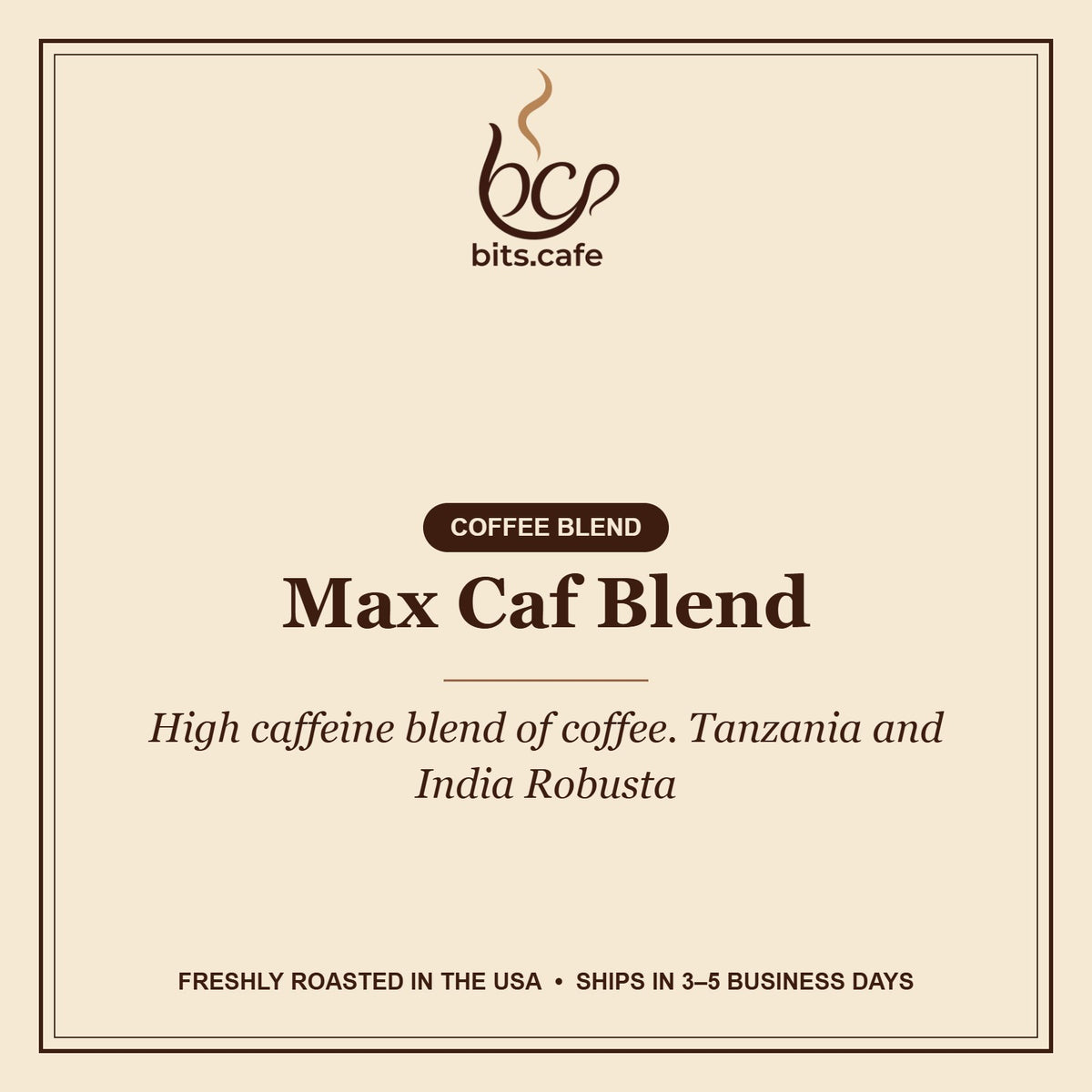 Max Caf Blend – tasting notes