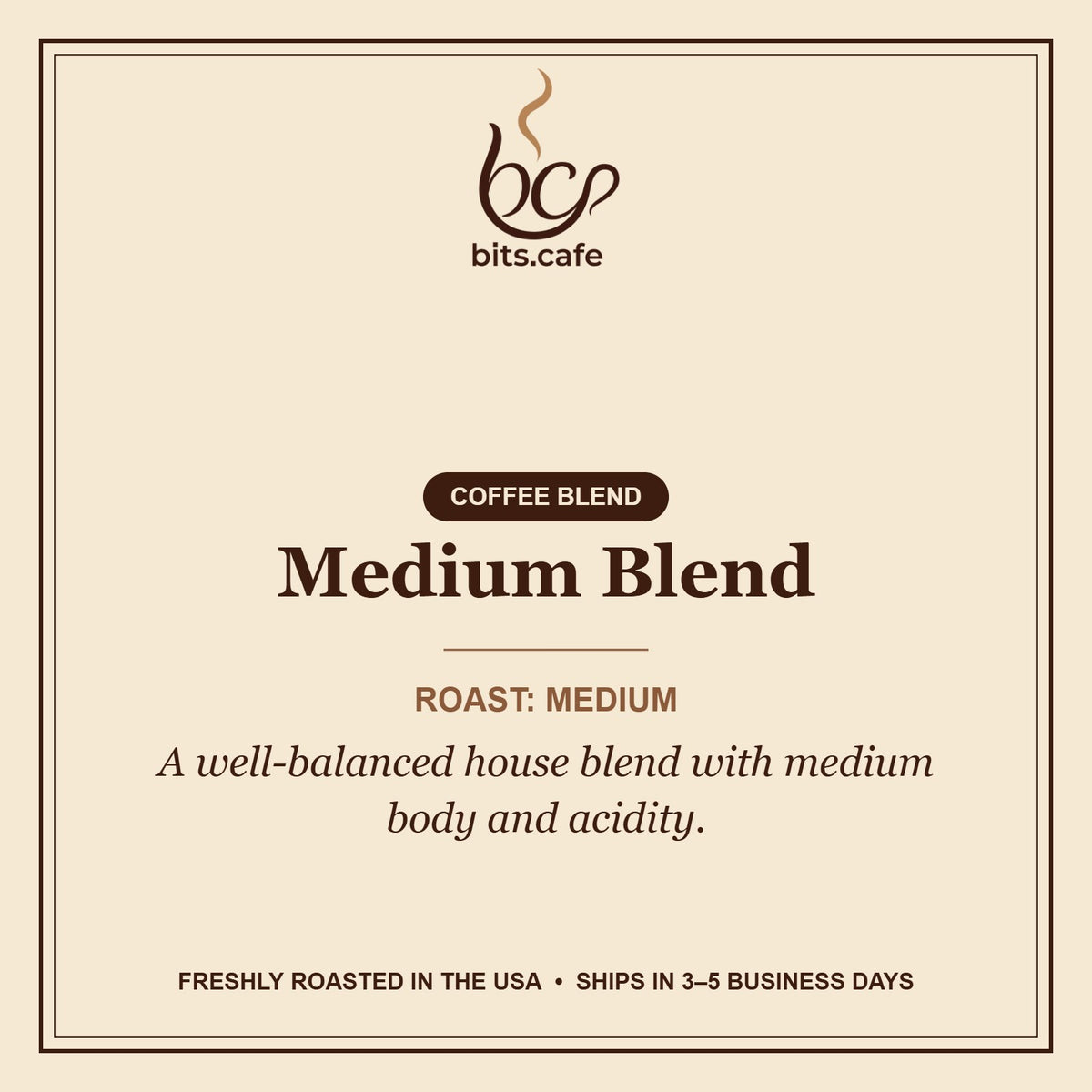Medium Blend – tasting notes