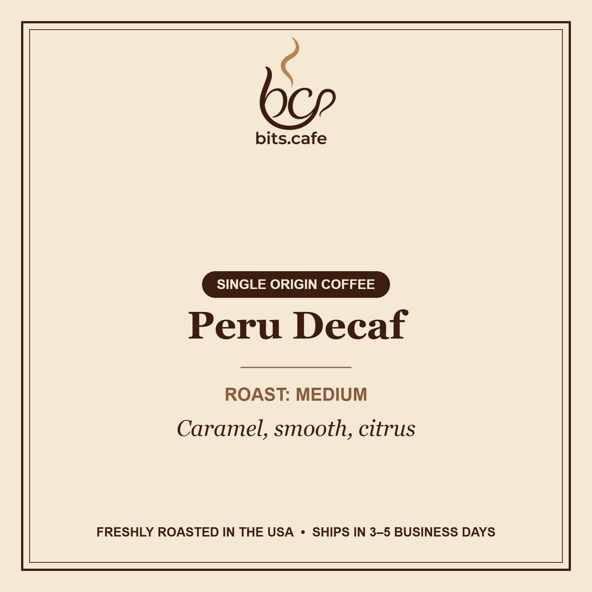 Peru Decaf – tasting notes