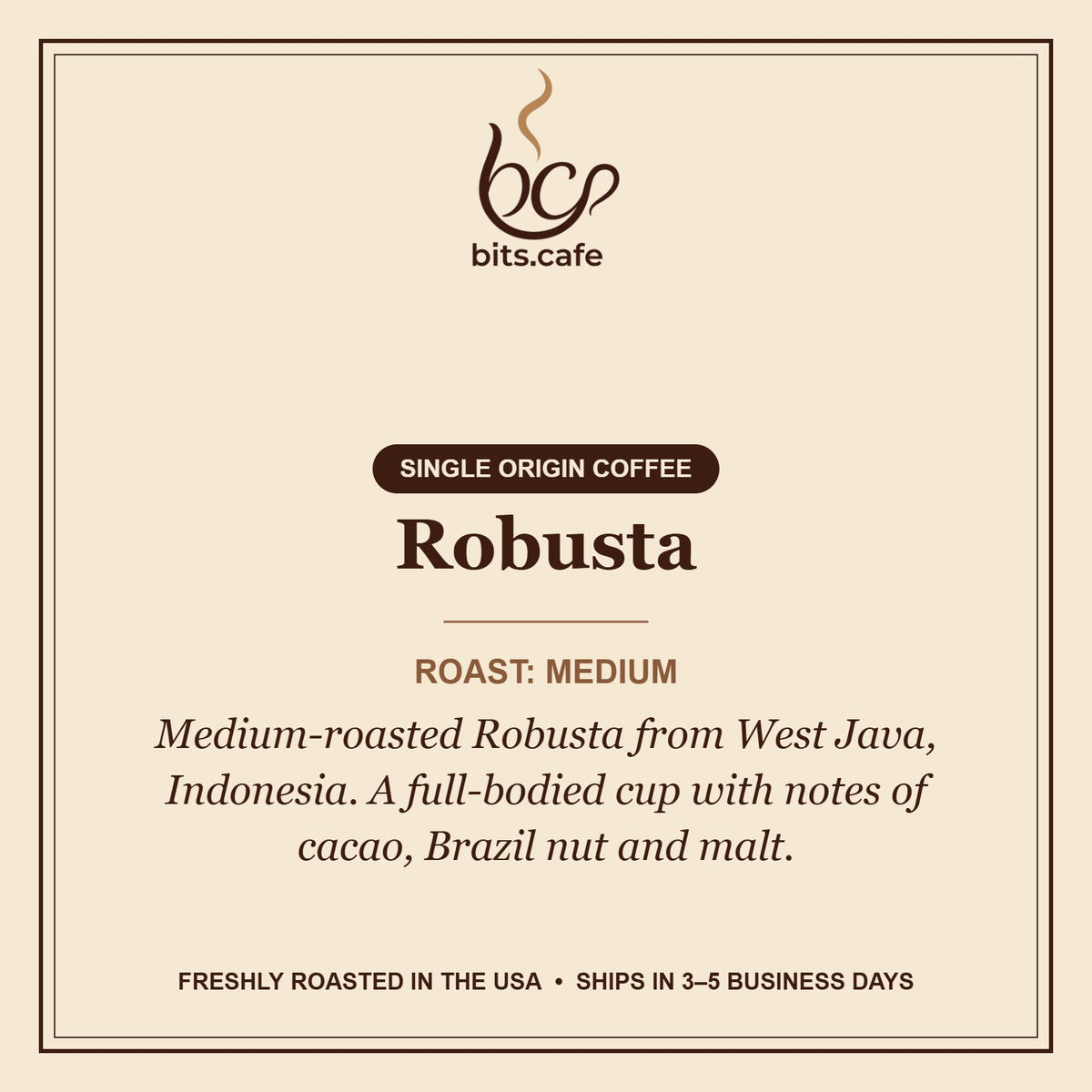 Robusta – tasting notes