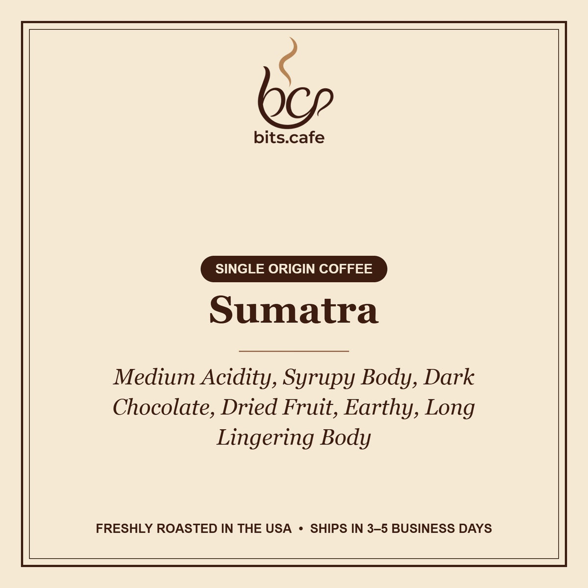Sumatra – tasting notes
